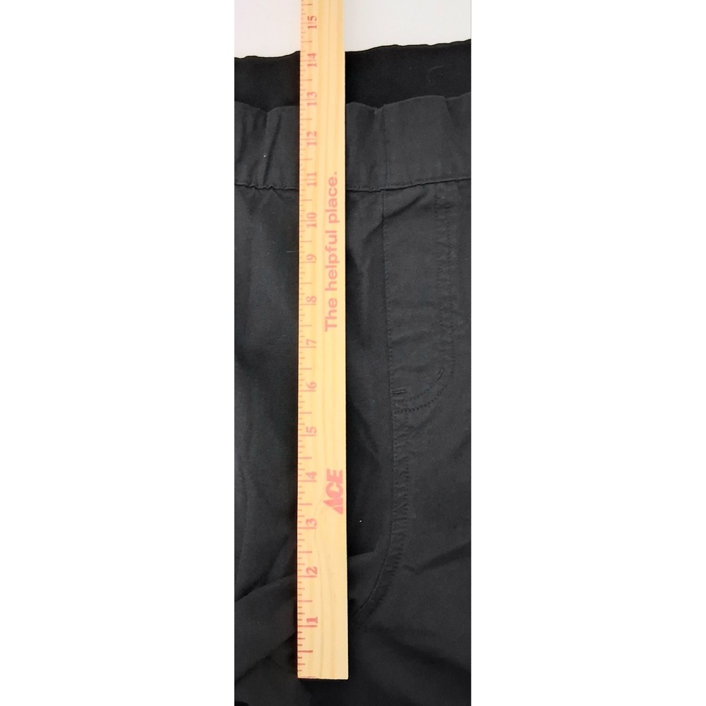 AnyBody Pants Women's Size 3XP Black All-Stretch Twill Wide Leg Cropped NEW - Picture 9 of 12